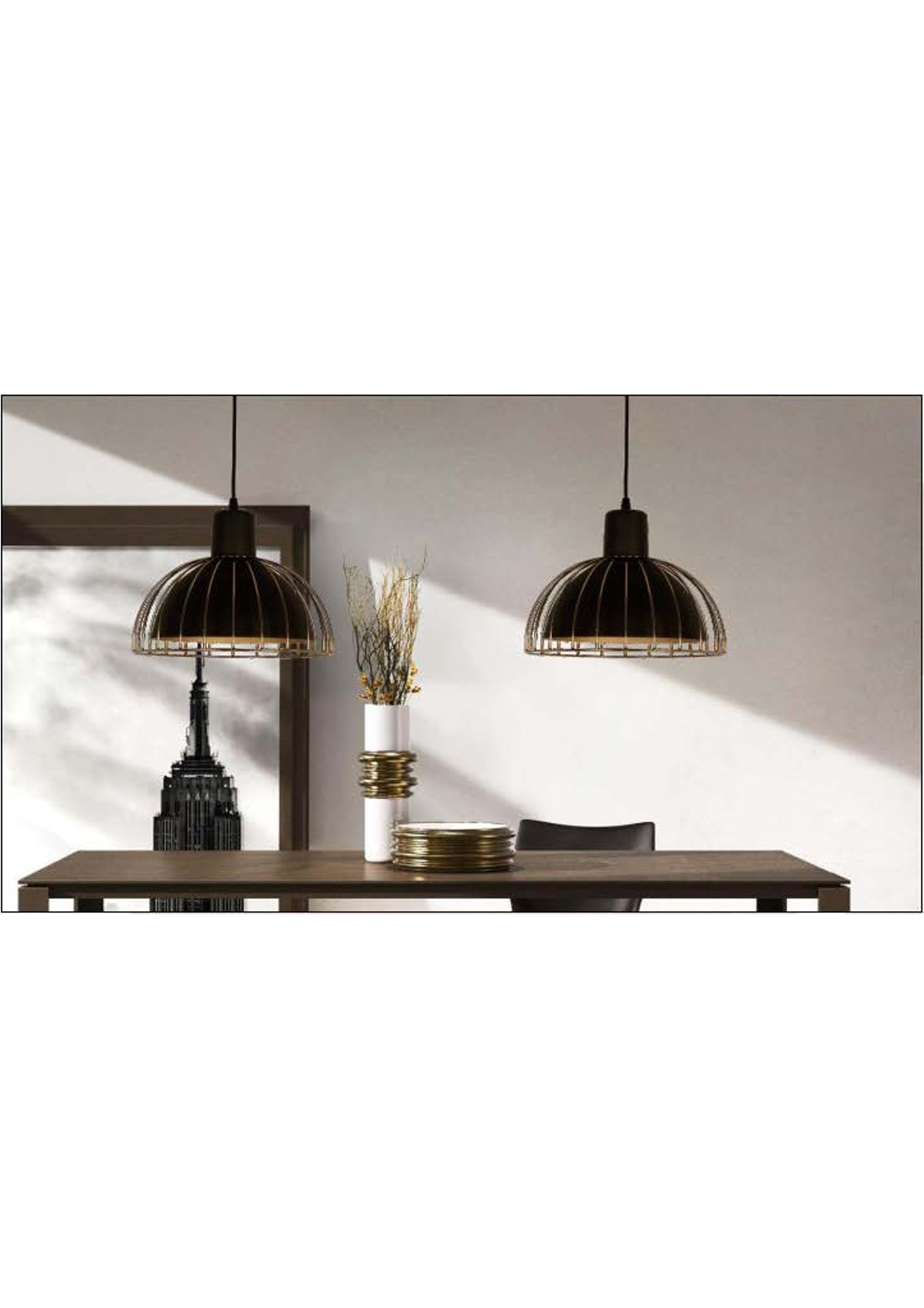 Beyond Lights - Cage Pendant Lamp- GL